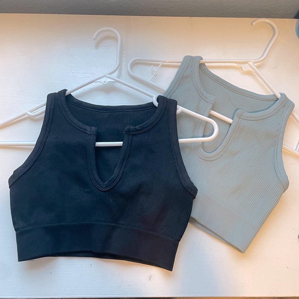 two sports bras